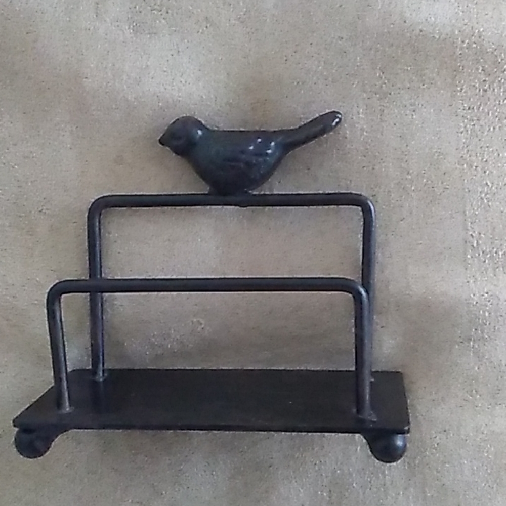 Business card holder metal black